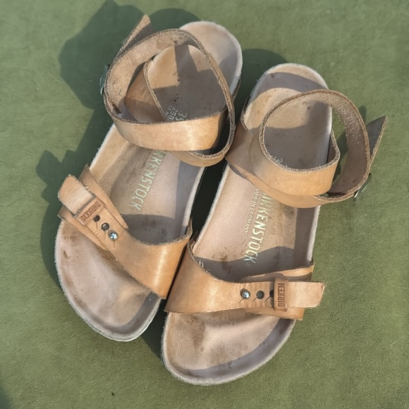 Birkenstock Delhi Sandals in Urban NI Exquisite Natural Powder Size 39N/8.5 - Picture 6 of 9